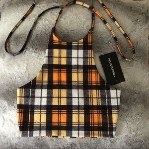 (Set) Yellow Check Print